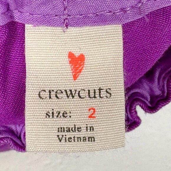 JCREW Crewcuts Fuchsia Size 2T Ruffle Bottom Feminine Girly Bloomer Shorts - Picture 6 of 7